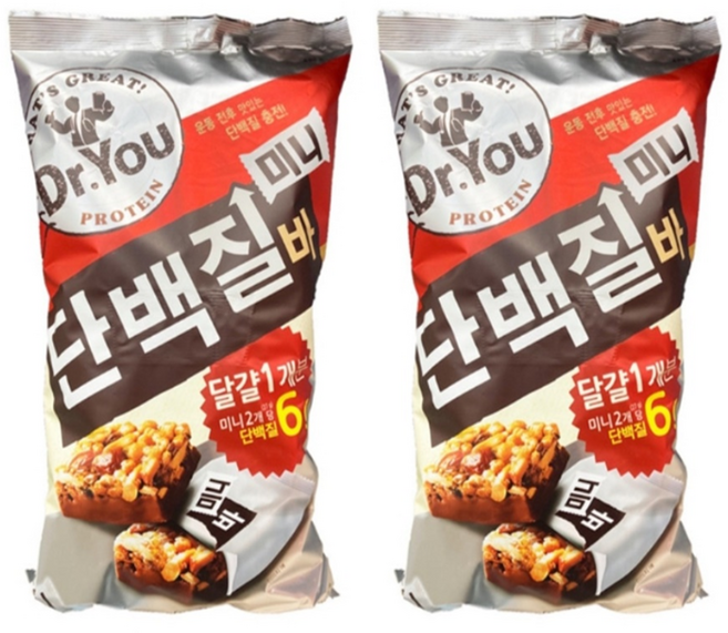 닥터유 단백질바 한입쏙, 594g, 2개
