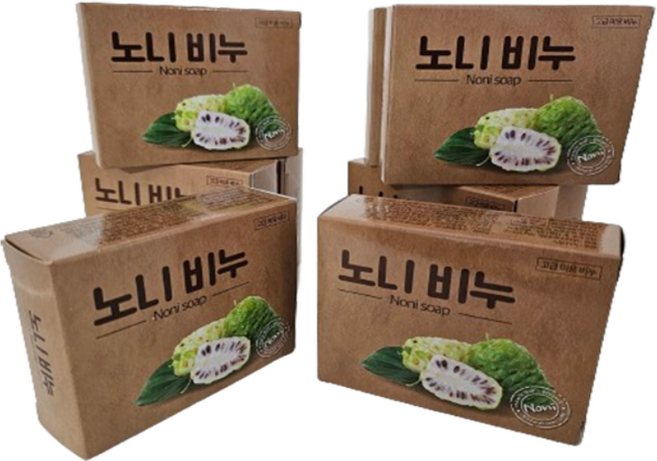 노니비누 노페물제거 세수비누 (90g ), 90g, 10개입