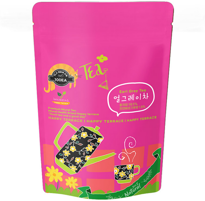 해피테라스 얼그레이 홍차 삼각티백, 1g, 100개입, 1개