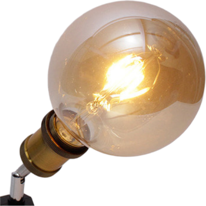 엘포스 LED 에디슨 볼전구 G125 3W 세트, 10개, 전구색