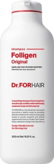 닥터포헤어 탈모증상완화 두피강화 폴리젠 오리지널 기능성샴푸, 500ml, 5개