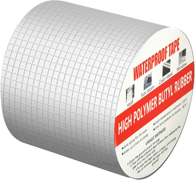엠패러 초강력 부틸 방수테이프 산업건축용, 폭10cm x 길이 5m, 1개