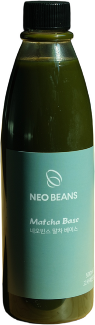 말차라떼10초컷 네오빈스 말차 베이스 500mL 1000mL, 1개, 1L