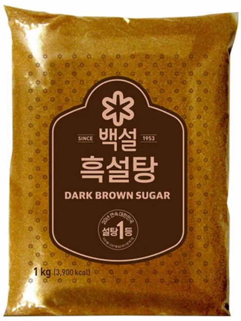 백설 흑설탕, 1kg, 16개