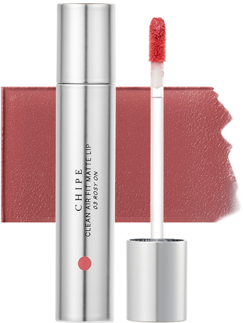 [롱래스팅 지속력] 치페 클린 에어핏 매트립 완벽밀착 묻어남제로, 03 로지온, 1개, 3.8g