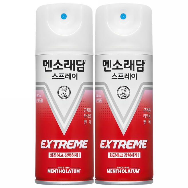 멘소래담 익스트림 핫 스프레이파스 에스 180ml, 1개입, 2개