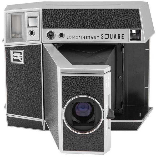 로모 인스턴트 스퀘어 글래스 카메라 & 액세서리 뉴블랙 에디션, 1개, LI700BLACK