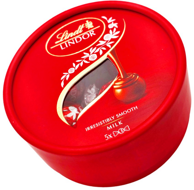 린트 린도볼 밀크 초코렛 5P 62.5g, 24개