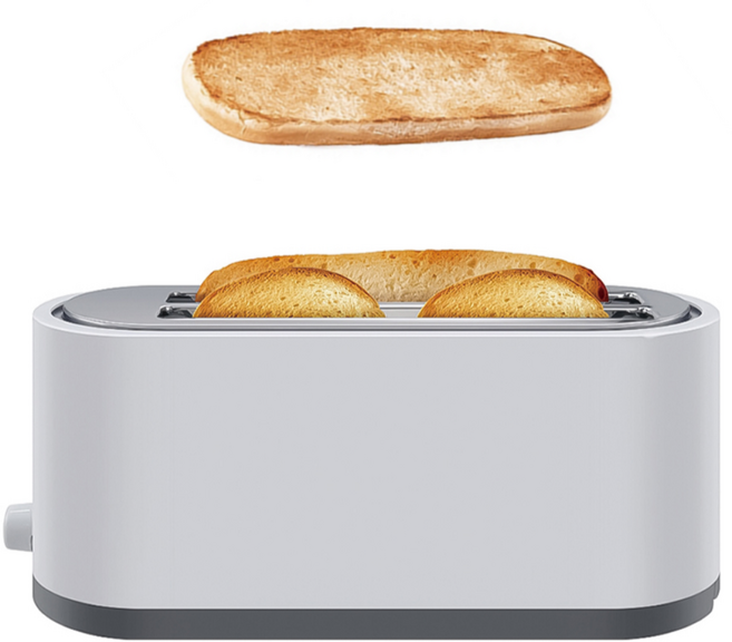 식빵 4개 바게트 7단계 토스트기 2구 롱슬롯 토스터, FT531