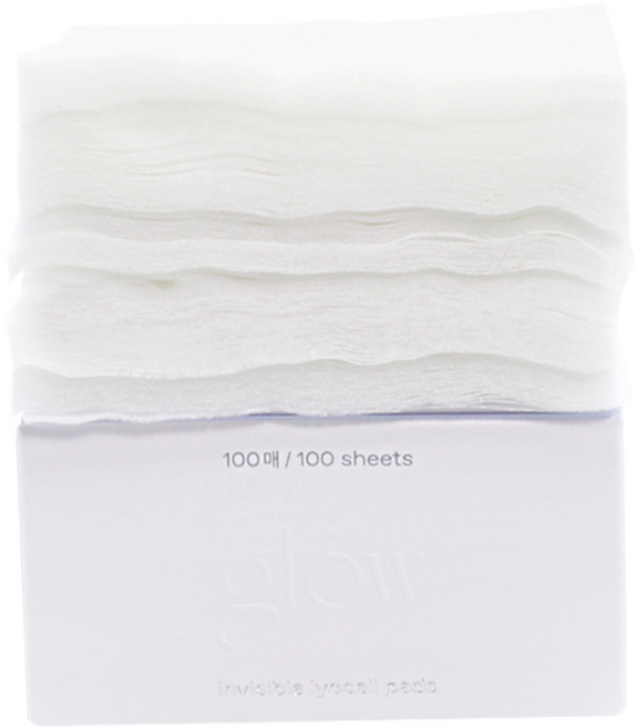 글로우 인비저블 리오셀 패드, 1개, 100개입