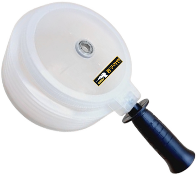 공구라면 ( 09RM ) 홀쏘 먼지 커버 분진커버 집진커버, 손잡이 135mm, 1개