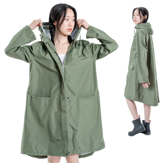 단다니 레인코트 예쁜 여성 우비 골프 비옷 등산 우의