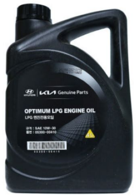 Mobis LPG 엔진오일 10W30 4L 05300-00410, 1개