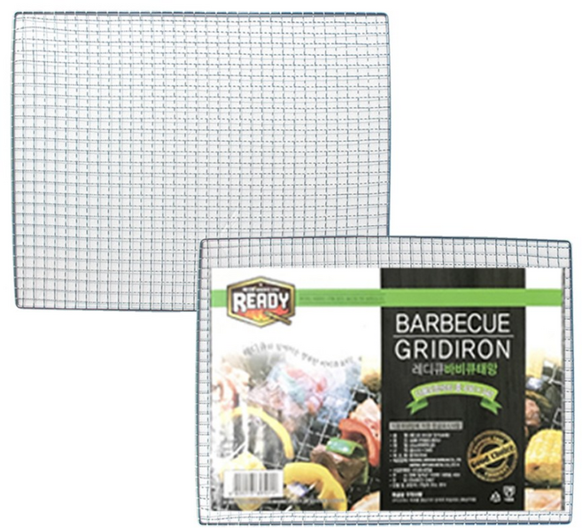 태망석쇠 중 비닐포장 바베큐석쇠 숯불 그릴 구이용석쇠, 태망석쇠(중)비닐포장 2개입, 1개