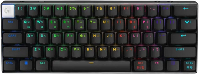 로지텍코리아 로지텍G PRO X60 게이밍키보드, 블랙(택타일)