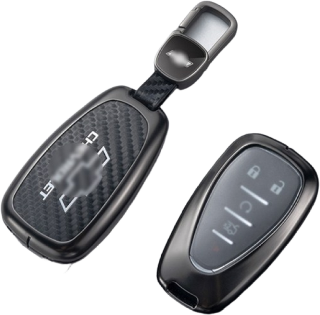 쉐보레 호환제품 카본 메탈 하이브리드 폴딩 스마트 키 케이스 스파크 아베오 크루즈 트랙스 크로스오버 트레일블레이저 올란도 올뉴 더뉴 말리부 임팔라 트래버스 이쿼녹스, 카본 메탈 쉐보레 B 스마트키