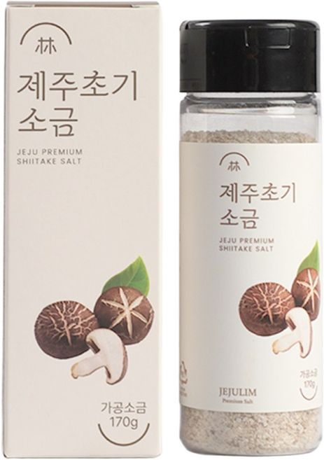 [제주시산림조합] 제주 표고 소금 170g x 2개