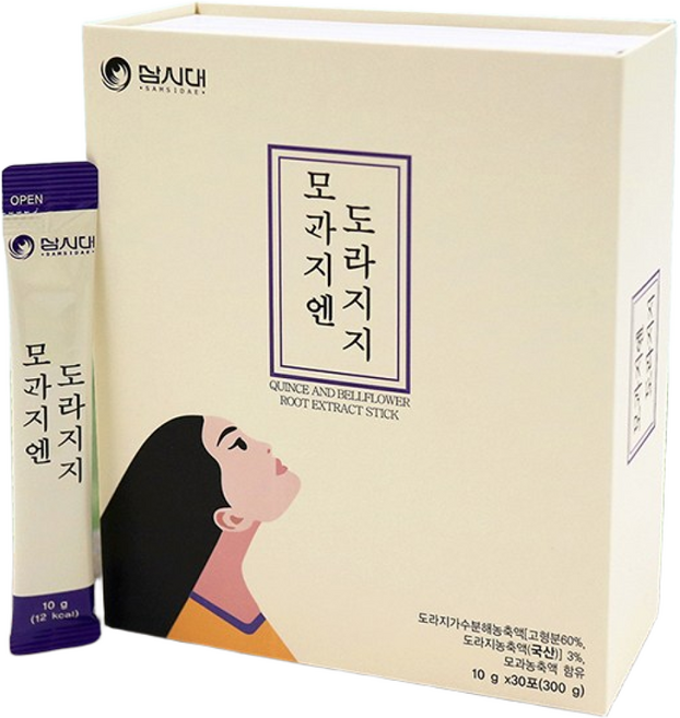 모과지엔 도라지지 배도라지 농축액 스틱 환절기 건강 10g X 30포, 300g, 1개