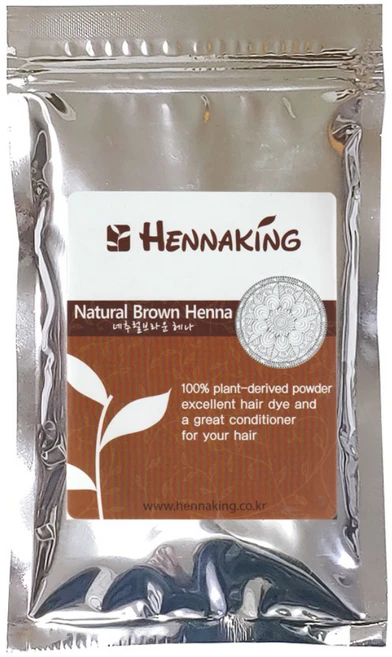 헤나킹 천연헤나 염색약, 네추럴브라운, 1개 - 쿠팡
