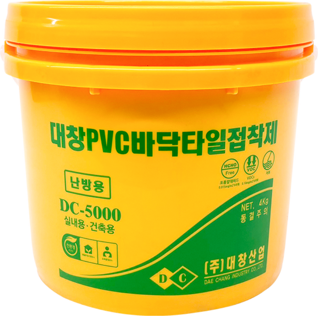 데코타일 전용 본드 비온돌용 접착 4kg / 약 4평 시공 가능, 1개