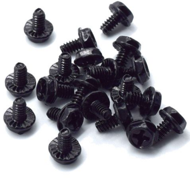 파워 3.5 HDD 조립용 나사 블랙(20개) T-SC-HB20 [W8C775C], 1