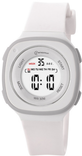 LTS 남여공용 고급무브먼트 LED라이팅 방수 우레탄 패션 전자손목시계