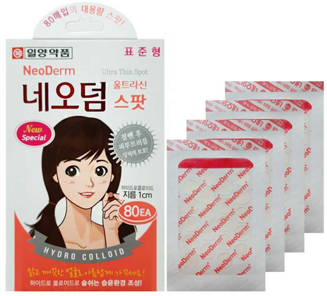 일양약품 네오덤 울트라신 스팟 표준형 재생밴드, 80개입, 1개