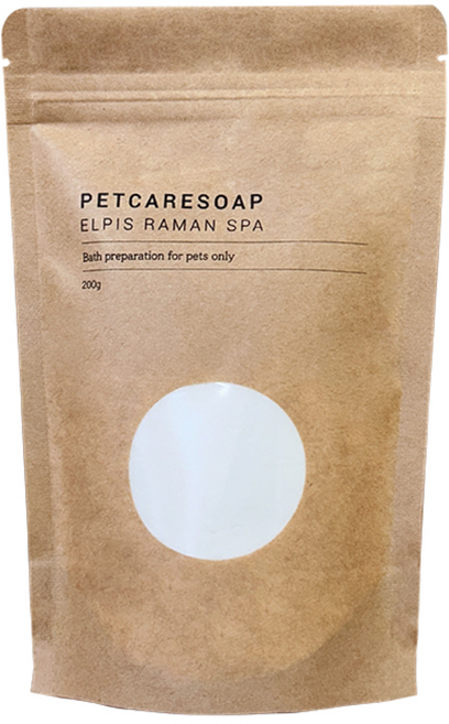 펫케어솝 강아지 각질 죽은털 진드기 노폐물제거 습진 아토피 탄산스파, 200g, 1개