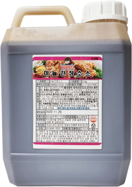 유니 마늘간장소스 5kg, 1개