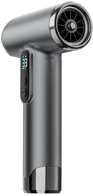 ON US 무선 헤어 드라이기 드라이어 미니 휴대용 캠핑, 메탈릭그레이