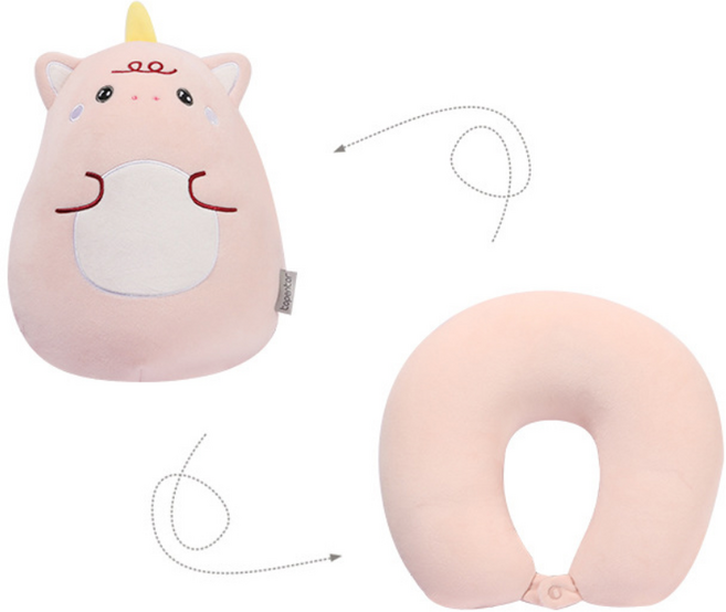 [티케이샵] 애니멀 동물 변신 목 베개