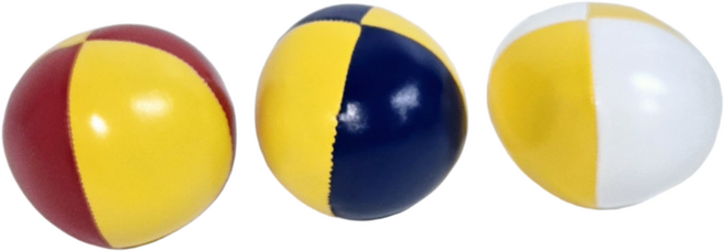 저글링공 3p 세트 63mm 90g 착착 잡히는 그립감 저글링볼 세트 입문용 전문가용 튼튼한 저글링 던지기놀이, 1개, 3. 옐로우베이스+3색 세트