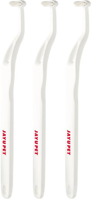 자유펫 강아지 고양이 덴탈 케어 소프트 브러쉬, 3개