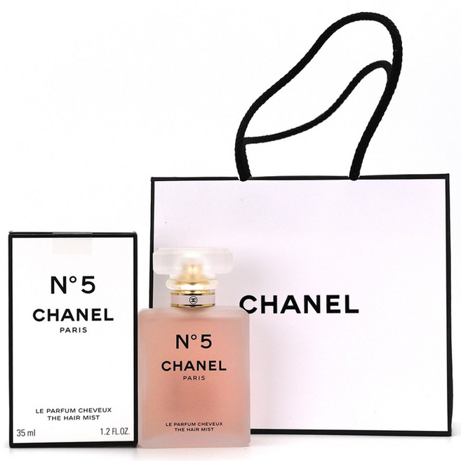 샤넬 넘버5 헤어미스트 /쇼핑백/백화점정품/한글라벨, 1개, 35ml