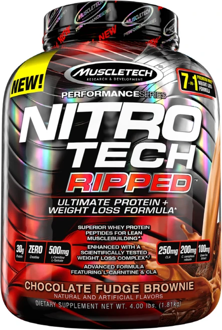 머슬테크 니트로 테크 립트 프로틴 단백질 보충제, 1개, 1.81kg - 쿠팡
