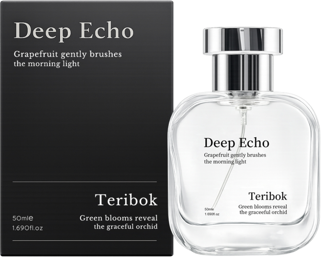Deep Echo 남자 향수 여자들이 좋아하는 남자 향수 1위 데일리 향수 우디 시트러스 남자 페로몬 향수 출근 데이트용, 1개, 50ml