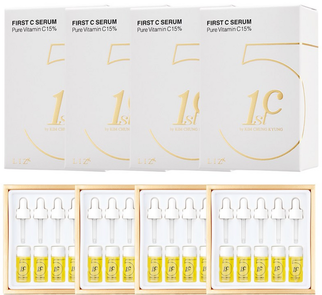 리즈케이 퍼스트씨 5 세럼 퓨어 비타민 씨 15% (5개입) 4개, 50ml