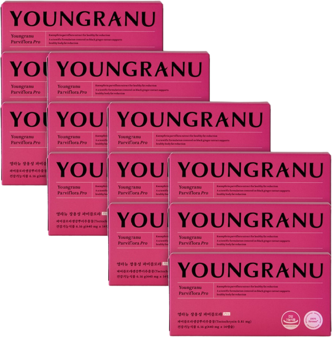 영라뉴 장용성 파비플로라 PRO 시르투인 홈쇼핑 동일 상품 12박스 큐어라벨 장영란 파비플로라 (24주분), 12개, 14회분