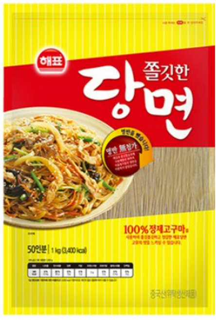 해표 쫄깃한 당면, 1kg, 8개