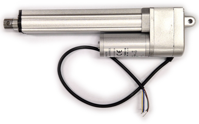 24V 리니어모터 액추에이터 150mm 스트로크 10mm/s 1200N 60W 전동 실린더, 1개, 실버