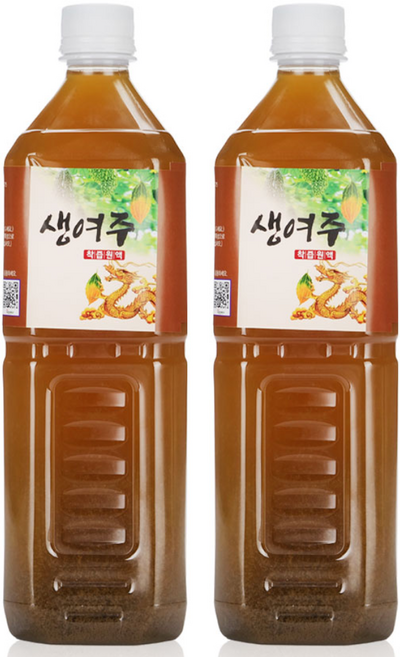 해담은베리 순수 과채주스 여주원액 100, 4개, 1L