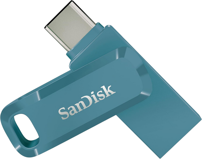 샌디스크코리아 공식인증정품 USB 메모리 Ultra Dual Go 울트라 듀얼 고 Type-C OTG SDDDC3 128GB 나바지오블루, 1개
