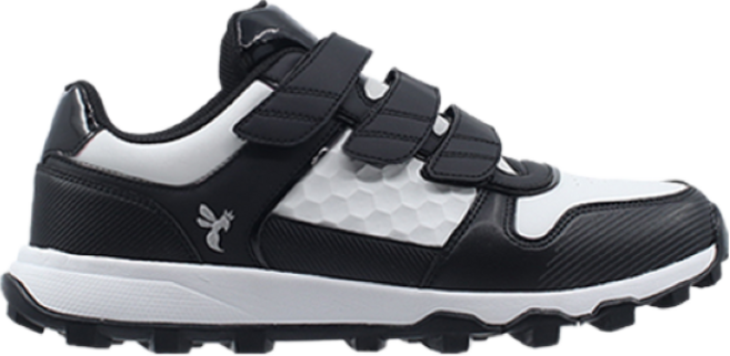 크라운비 SWEEP2 인조잔디화 야구화 블랙/화이트