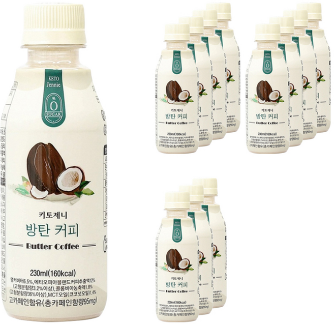키토제니 방탄커피, 230ml, 12개