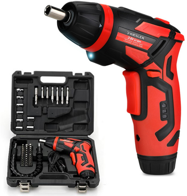 키슬러 가정용 3.6V 무선 전동 드라이버 풀세트 KSL-MD360, 1세트