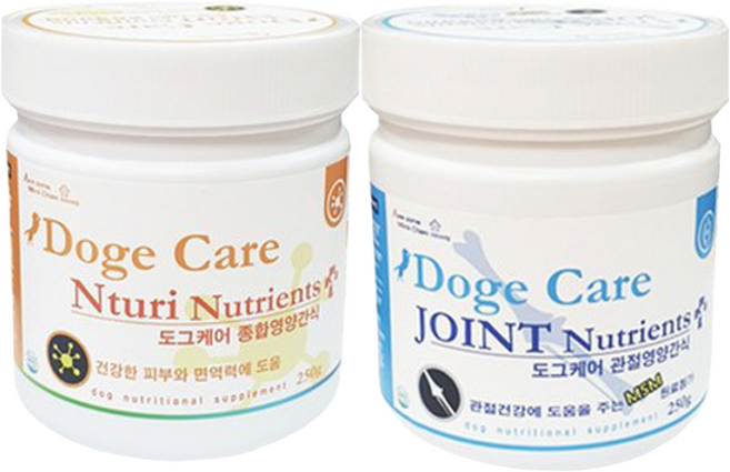 미미씨앙 도그케어 종합 관절 영양제 250g, 관절영양제250g, 5개