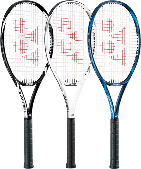 요넥스 팀스매시 (290g) 남성 초보자 중급자 테니스라켓 테니스채, 블랙, 1개