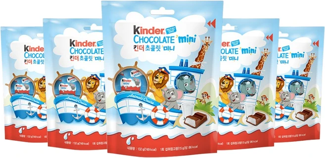 [똑똑] 킨더미니 120g, 5개 - 쿠팡