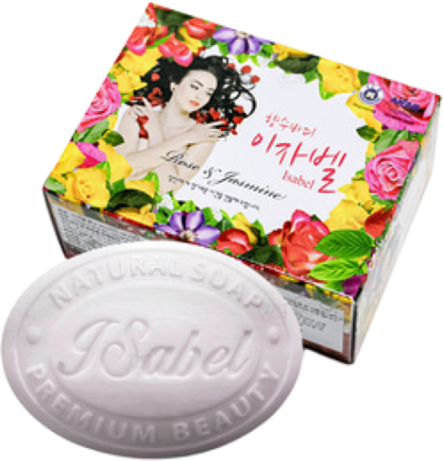 이자벨 향수 바디케어 비누124g / 로즈+자스민, 124g