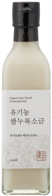 배나무실 유기농 저염 쌀누룩 소금 300ml, 1개